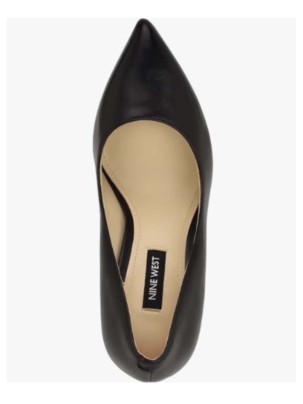 Nine West Women's Tatiana Leather Pump Women's 8.5 W Classic‎ Work Stiletto Heel - Picture 3 of 8